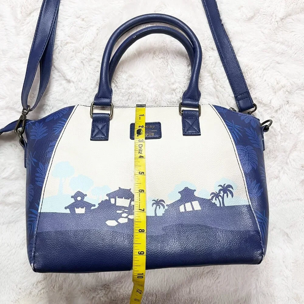 Loungefly Disney Lilo‎ And Stitch Dark Blue Satchel Bag
